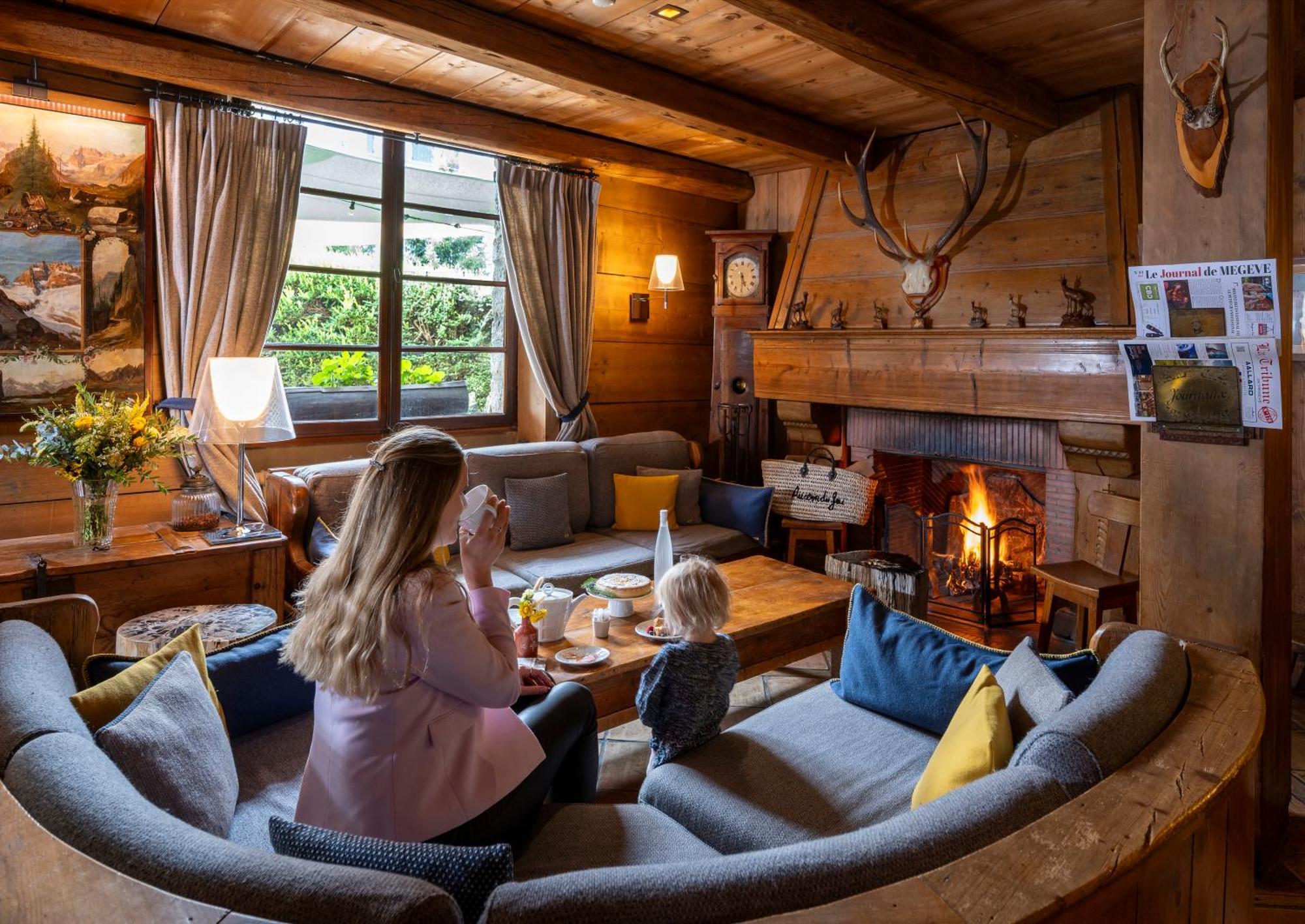 Au Coin Du Feu Hotel Megève Kültér fotó